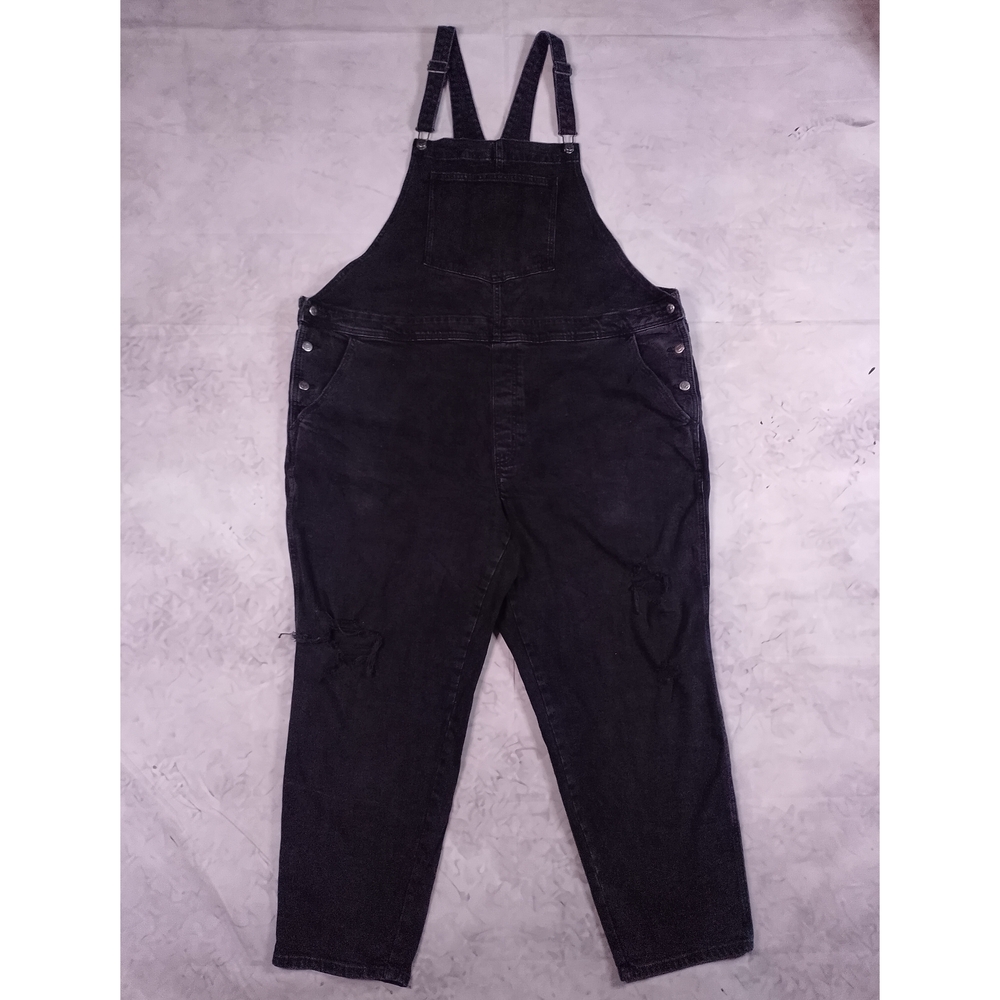 OG Black Denim Overalls Workwear